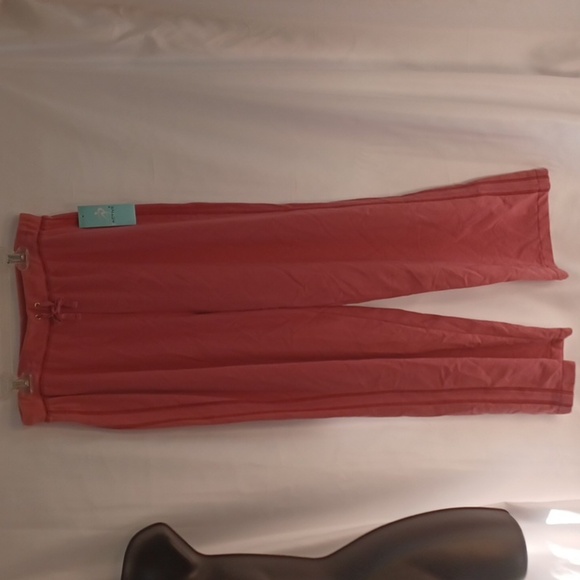 IActive Jogging Pants, drawstring waist, Mauve, side trim, NWT - Picture 1 of 7